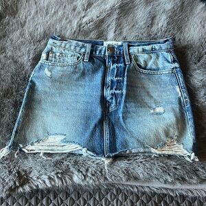 Frame Denim Skirt